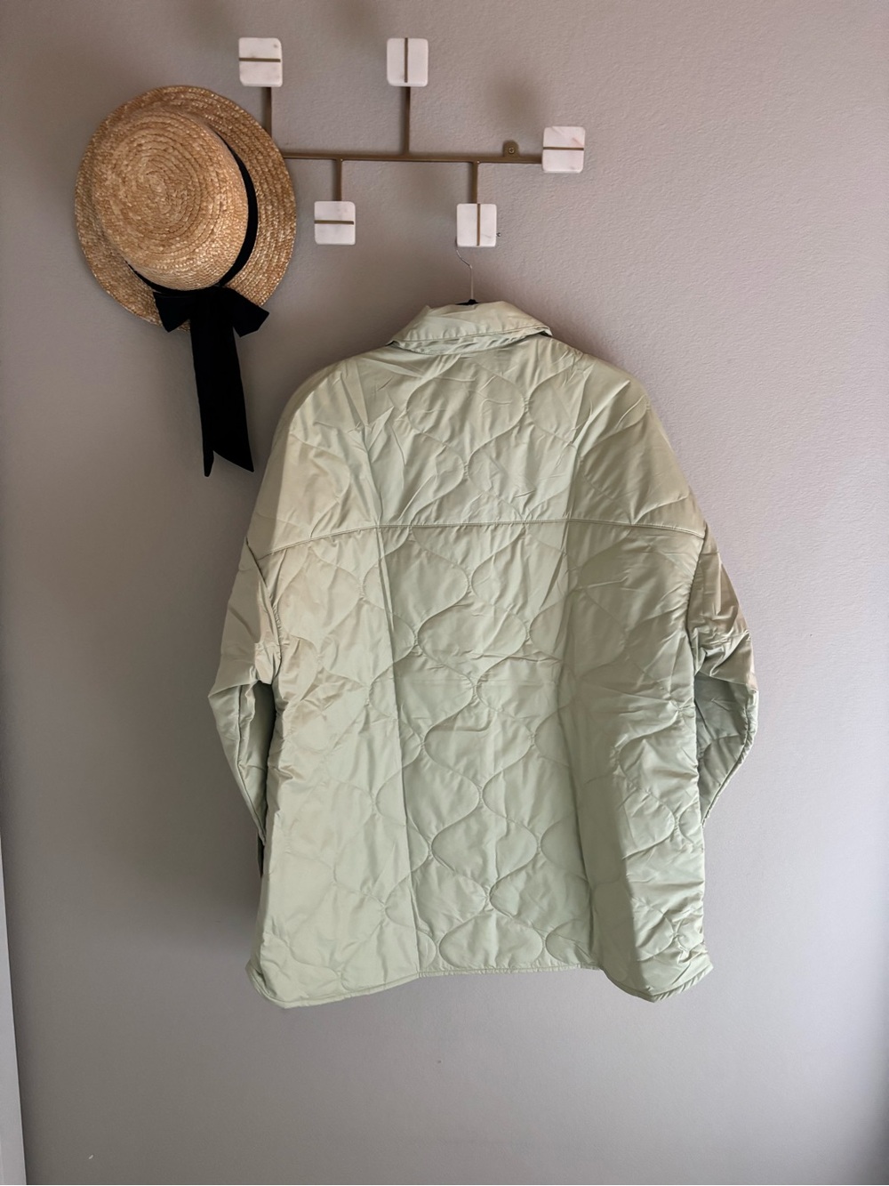 Nike Green Mini-Puff Jacket Large - Picture 4 of 4
